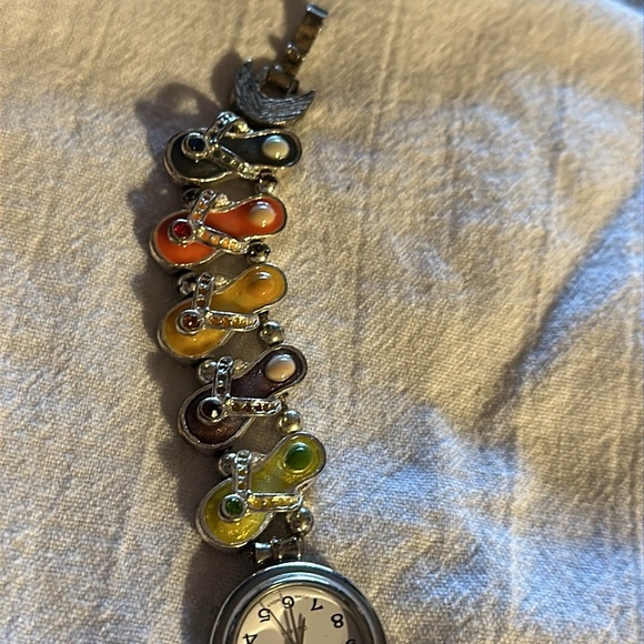Special Edition Bradford Exchange Flip Flop Watch- Needs Battery- So Fun!!! - Picture 3 of 7